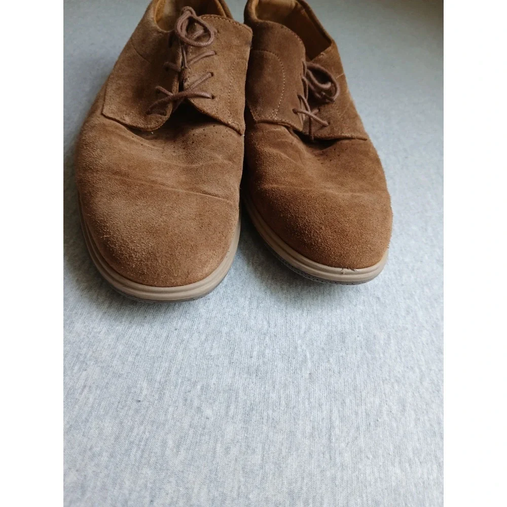 Amber Jack Shoes 11 Mens The Original Italian Suede Derby Oxford Loafer Dress